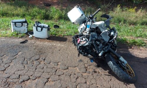 Acidente entre motos deixa uma pessoa morta e outra gravemente ferida em Paraíso das Águas