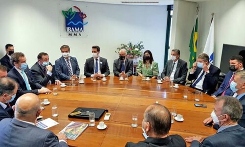 Governadores cobram licença da ferrovia que vai ligar Maracaju ao Porto Paranaguá