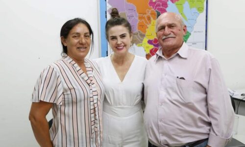 Prefeito Figueirão Juvenal Consolaro esteve em reunião com Governador Reinaldo Azambuja, Deputada Estadual Mara Caseiro