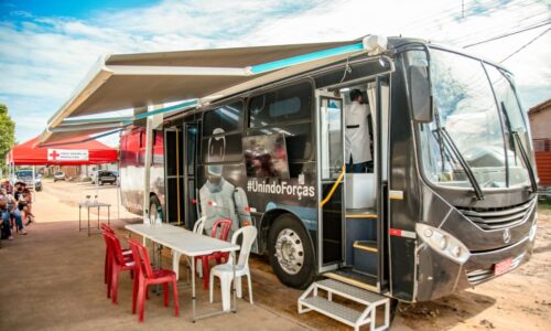 “Busão da vacina” deve ficar 40 dias em Campo Grande e atender 400 pessoas por dia