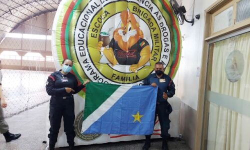 Cabo-PM Joyce, lotada em Figueirão, participa do Curso Nacional de Formação de Mentores do Proerd no Rio Grande do Sul