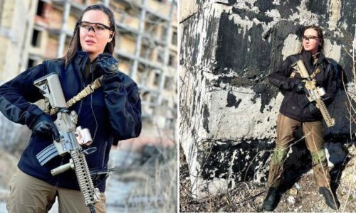 Miss da Ucrânia decide lutar na guerra contra Rússia e chama civis: ‘Nós venceremos’