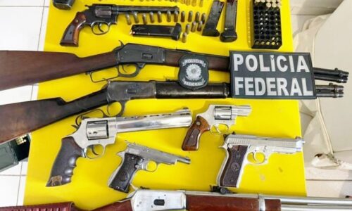 Polícia Federal faz operação em Mato Grosso do Sul após CAC ostentar armas nas redes sociais