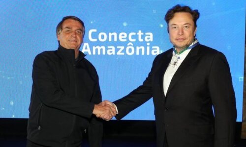 Em encontro, Bolsonaro chama Elon Musk de ‘mito da liberdade’ 