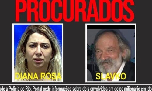 Disque Denúncia busca informações sobre pai e filha envolvidos em golpe contra idosa