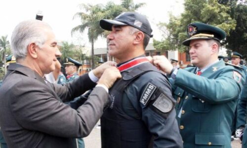 No aniversário da PM, Reinaldo exalta segurança de MS como a 3ª melhor