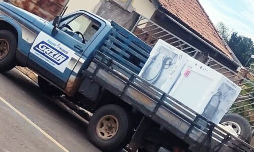 Em Figueirão, bandidos invadem loja Gazin pelo telhado e furtam mais de 30 eletrodomésticos e uma caminhonete