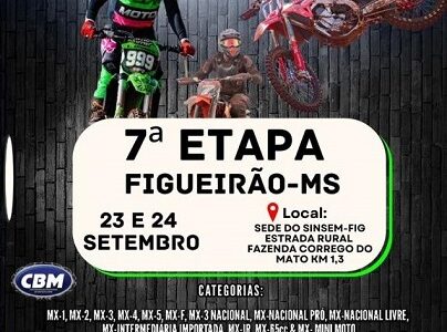 MOTOCROSS DIAS 23 E 24 DE SETEMBRO