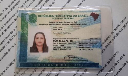 Novo RG é gratuito e começou a ser emitido em Mato Grosso do Sul