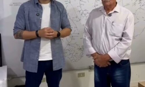 Prefeito Juvenal e secretário Hélio Daher visitam ampliação da Escola Arnaldo Estevão de Figueiredo em Figueirão