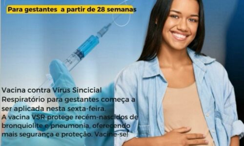 Prefeitura de Figueirão inicia vacinação de gestantes contra bronquiolite 