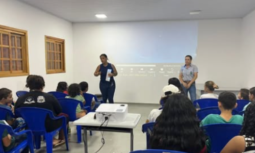 Prefeitura de Figueirão conscientiza crianças sobre Janeiro Branco com cinema e reflexão