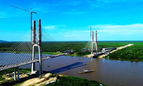 Ligação final da Ponte Internacional da Rota Bioceânica entre Brasil e Paraguai está prevista para maio