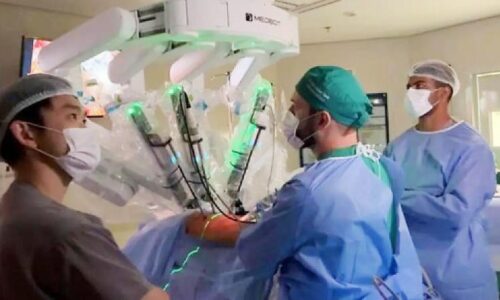 Hospital realiza 1ª cirurgia torácica com robô no Mato Grosso do Sul