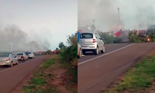 MST encerra bloqueio na BR-163 após promessa de reunião com presidente do Incra