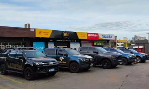 Operação da PF lacra lojas no Camelódromo e apreende carga de eletrônicos em Campo Grande