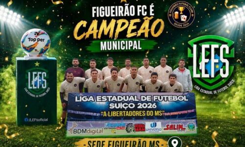 Figueirão FC conquista título da Liga Estadual de Futebol Suíço 2026