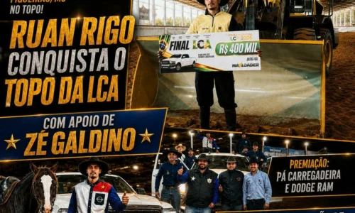 Pupilos de Zé Galdino, Ruan Rigo e Alisson Alves colocam Figueirão no topo da LCA em Jataí-GO