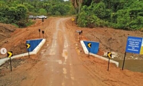 Figueirão entrega galeria de concreto no Córrego do Mato e reforça infraestrutura rural
