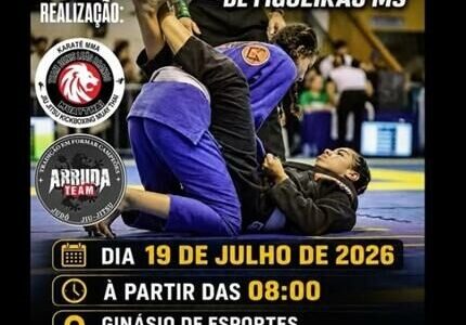 Figueirão recebe 2º Open de Jiu-Jitsu com atletas de diversas categorias no dia 19 de julho