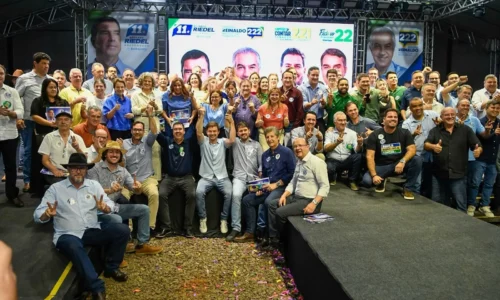 Em encontro, 70 dos 79 prefeitos de MS fecham apoio a Riedel