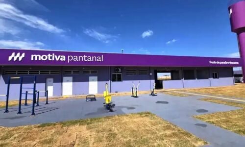 Primeiro ponto gratuito de descanso para caminhoneiros começa a funcionar na BR-163 em São Gabriel do Oeste