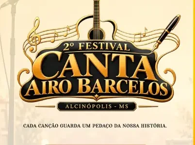 Alcinópolis realiza 2º Festival Canta Airo Barcelos nos dias 18 e 19 de setembro