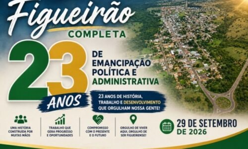 Figueirão comemora 23 anos de emancipação neste mês veja a programação