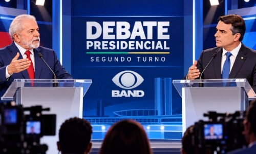 Lula e Flávio Bolsonaro se enfrentam neste domingo no primeiro debate do segundo turno